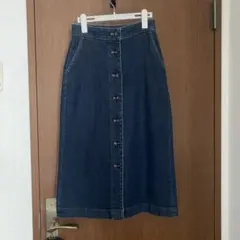 UNIQLO ダークデニム ストレッチタイトスカート