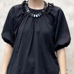 BEAMS BOY／リボン パフスリーブTシャツのサムネイル