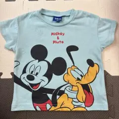【匿名配送】90センチミッキーマウス & プルート Tシャツ