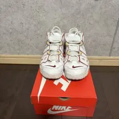 NIKE AIR MORE UPTEMPO 96 モアテン 白赤 25.5cm