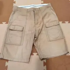 BEAMS ベージュ カーゴショートパンツ M