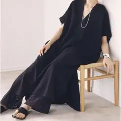 TODAYFUL コットリネンドレス black 38 - メルカリ