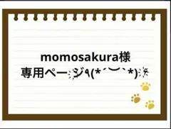 momosakura様専用ページ҉٩(*´︶`*)۶҉