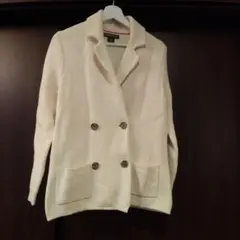 Eddie Bauer ホワイト コットン ジャケット　サイズPM