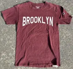 Champion チャンピオン BROOKLYN Tシャツ バーガンディ S