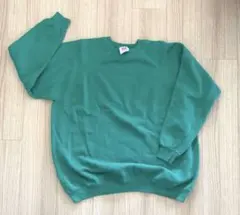 Hanes Her Way ラグランスウェット グリーン