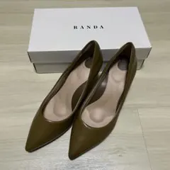 RANDA ポインテッドトゥ パンプス ピンヒール