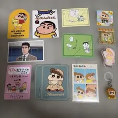 クレヨンしんちゃん　シール　ステッカー　めじるしアクセサリー　まとめ売りのサムネイル