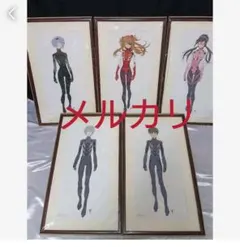 エヴァンゲリオン展 複製原画 本田雄 全5種 アスカ マリ レイ カヲル シンジ エヴァンゲリオン展 複製原画 本田雄 全5種 アスカ マリ レイ