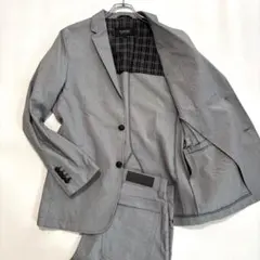 美品 洗える バーバリーブラックレーベル スーツ セットアップ L ノバチェック