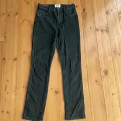 ZARA ブラック　デニム ジーンズ  ハイウエスト　ストレート