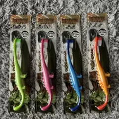 最強王図鑑 ダイナソーブラシ 歯ブラシ 4本セット