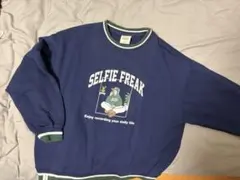 Selfie FREAK スウェット ネイビー L