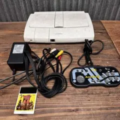 動作未確認 PCエンジン DUO 本体 コントローラー、配線付き【ジャンク