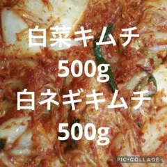 キムチ　白菜500g 白ネギ500gのサムネイル