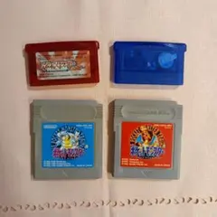 【ジャンク品扱い】ポケットモンスター GBAソフト 4本セット