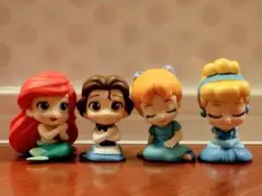 ディズニープリンセス　フィギュア 4個セット