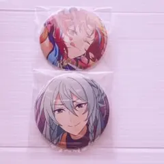 あんスタ　コレクション缶バッジ　月永レオ　日々樹渉