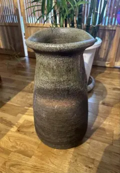 和風 高級陶器 陶器 傘立て 壺型 釉薬仕上げ 和柄 - メルカリ