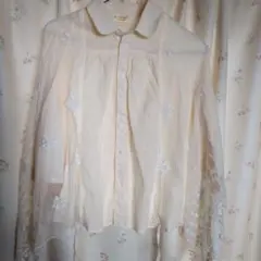 ダブルクローゼット　レース　ブラウス