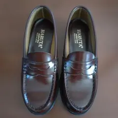 memena.123様専用　HARUTA ブラウンレザー ローファー23.5cm