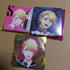 美品【あんスタ】氷鷹北斗 ハート缶バッジ コレクション Trickstar