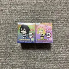 鬼滅の刃　ナムコ限定　ちょこっとひっかけフィギュアぷち　伊黒小芭内　甘露寺蜜璃