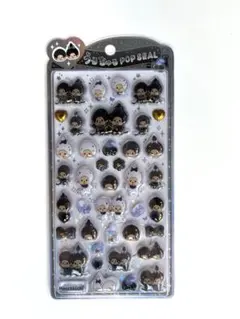 【正規品】うるちゅるポップシール　モンチッチ　モノクロ　白黒　新作