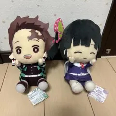 鬼滅の刃 でっかいぽふっとぬいぐるみ 2点セット 全タグ付き