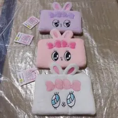 韓国ダイソー限定　エスターバニー　ポーチ 3種セット