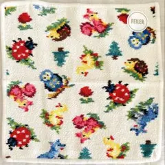 ハイジフレンズフォレスト　アイボリー　ハンカチ　ギフト　ハイジ　フェイラー