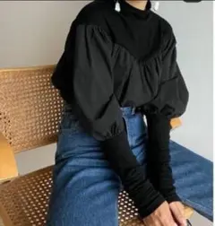 Searoomlynn シアーコンビVolumeトップス ブラック