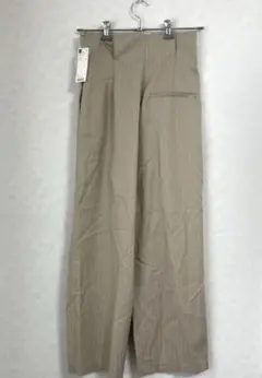 GU ハイウエストワイドパンツL