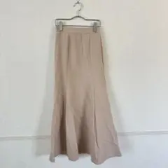 マーメイドスカート ベージュ S レディース ベージュ 可愛い ロングスカート