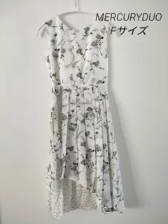 MERCURY DUO 花柄　水玉　ノースリーブワンピース