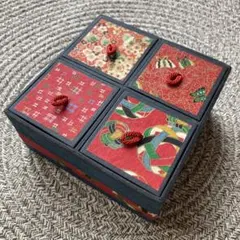 昭和レトロ 小物入れ 和風 和紙