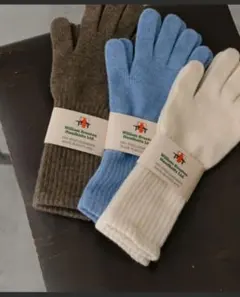 定価6430円　カシミア100％　手袋　アイボリー