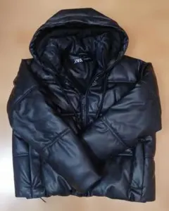 ZARA ブラック ロングダウンジャケット XS [即日発送]ZARA♡ダウン
