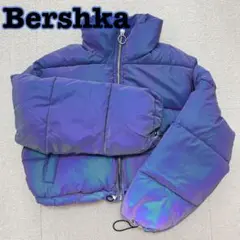 美品 Barshka ベルシュカ ダウン ホログラム アウターSサイズ