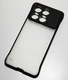 Poco F6 Pro ブラック　ケース　サイド肉抜き