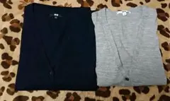 UNIQLO ユニクロ Vネックカーディガンセット
