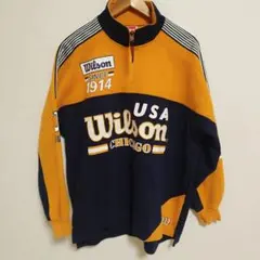 Wilson ウィルソン セットアップ ジャージ上下 青×黄 スポーツウェア