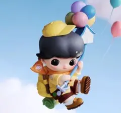 カールじいさんの空飛ぶ家　カール　エリー　幼少期　フィギュア　レア カールじいさんの空飛ぶ家 エリーフレドリックセン 幼少期 フィギュア
