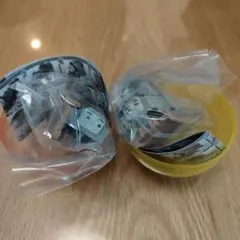 【カプセルプラレール・トーマス】 顔付き貨車A・B＋曲線レールセット