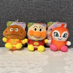 【新品未使用】アンパンマンぬいぐるみ3点セット