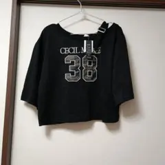 CECIL McBEE Tシャツ カモフラ 38