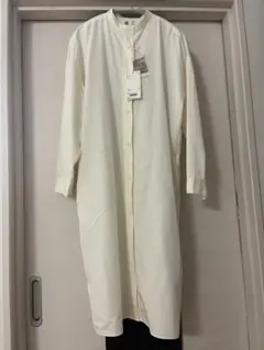 【未使用】ユニクロU スタンドカラーシャツワンピース