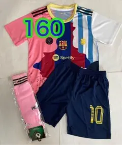キッズ　10番　160cm　未使用　ユニフォーム　３点　歴代チーム　フリマ購入品