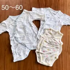 アカチャンホンポ　日本製　短肌着　コンビ肌着　ユニクロロンパース