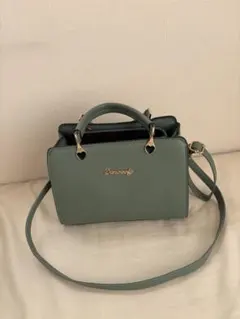 ハンドバッグ 2way モスグリーン サッチェルバッグ ショルダー セレモニー